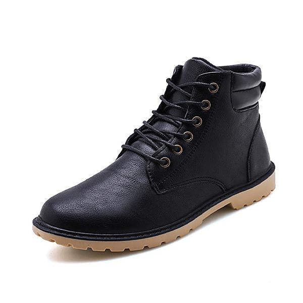 MEN'S CASUAL WORKWEAR STYLE LACE-UP BOOTS 77168033S