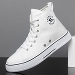 MEN'S VERSATILE CASUAL HIGH-TOP CANVAS SHOES 53949290S