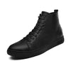 MEN'S SOLID COLOR LACE UP DAILY CASUAL BOOTS 55012906YL