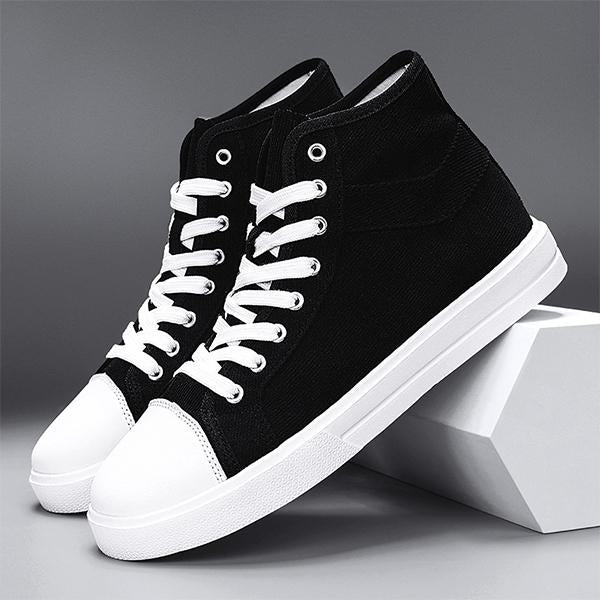 MEN'S CASUAL ULTRA-LIGHT HIGH-TOP CANVAS SHOES 76235273S