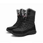 MEN'S LACE UP COLD RESISTANT AND NON SLIP COTTON BOOTS 38534658YL