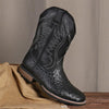 MEN'S RETRO WESTERN EMBROIDERED COWBOY BOOTS 08752188YL