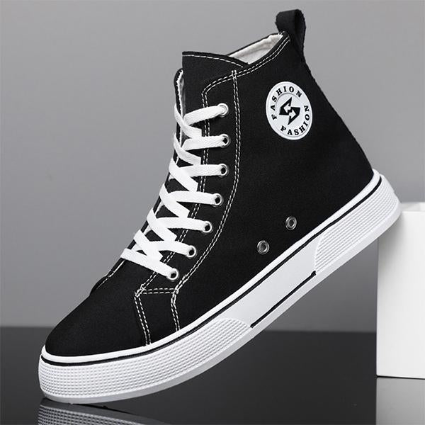 MEN'S VERSATILE CASUAL HIGH-TOP CANVAS SHOES 53949290S