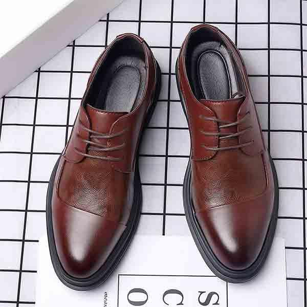 MEN'S RETRO LACE-UP CASUAL WEDDING SHOES 99866772YL