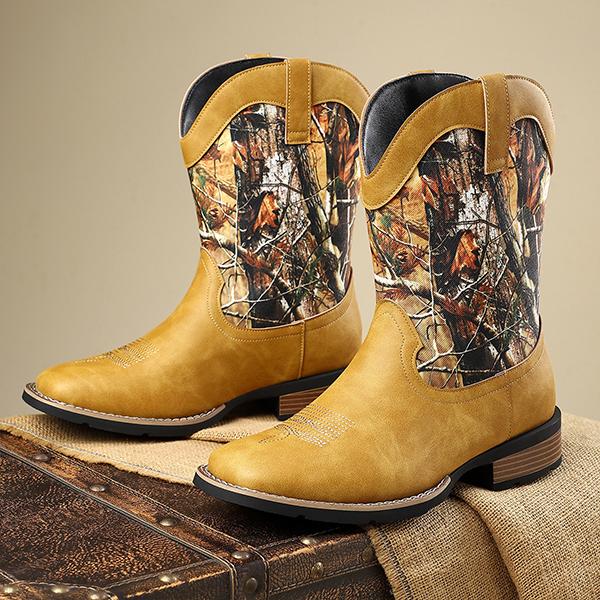 MEN'S VINTAGE EMBROIDERED COWBOY BOOTS 52289388S