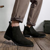 MEN'S CASUAL SUEDE LEATHER CHELSEA BOOTS 09277188S