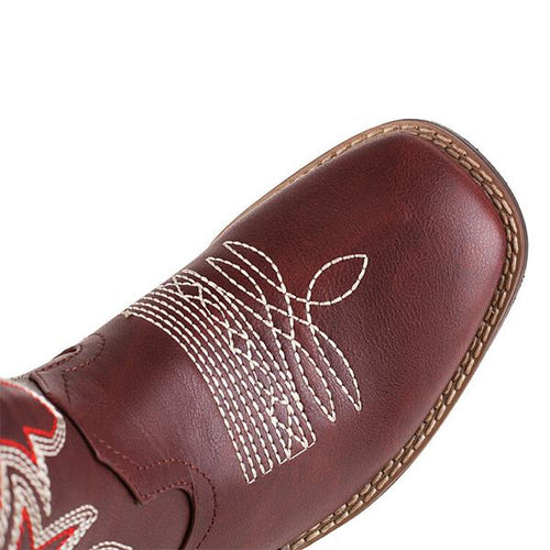 MEN'S RETRO EMBROIDERED PRINTED HIGH LENGTH WESTERN COWBOY BOOTS 68909444YL