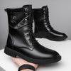 MEN'S RETRO WIDE-LAST NON-SLIP RUBBER-SOLED LACE-UP BOOTS 88083175S