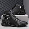 MEN'S CASUAL ZIP LACE UP THICK SOLE SNEAKERS 80565624S