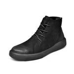 MEN'S RETRO CASUAL OUTDOOR LACE-UP BOOTS 32237337YL