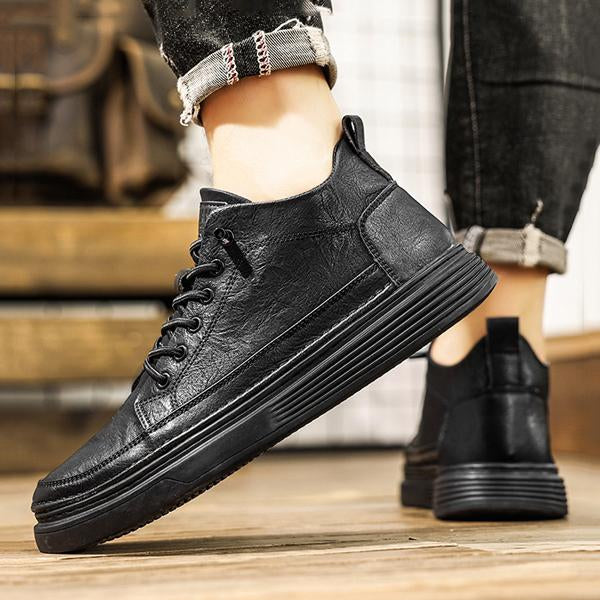 MEN'S STYLISH LACE-UP HIGH-TOP CASUAL SHOES 30006786S