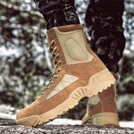 MEN'S OUTDOOR RETRO CASUAL LACE UP HIKING BOOTS 08196837YL