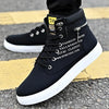 MEN'S CASUAL LETTER HIGH TOP CANVAS SHOES 34738690S