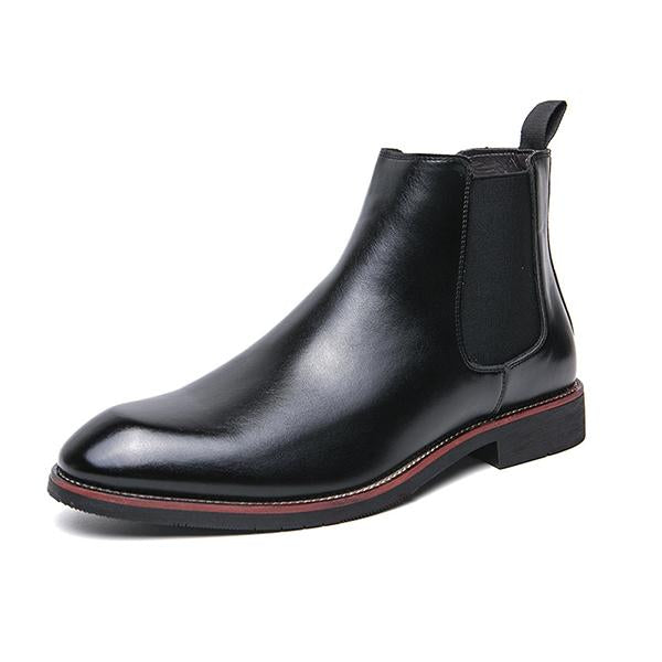 MEN'S CLASSIC BUSINESS CHELSEA LEATHER BOOTS 99547899YL