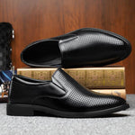 MEN'S HOLLOW BREATHABLE BUSINESS FORMAL DRESS SHOES 09127087S