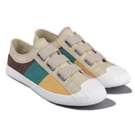 MEN'S CASUAL CONTRAST COLOR SLIP-ON CANVAS SHOES 76427249S