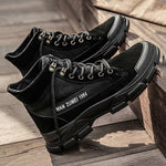 MEN'S BREATHABLE SPORTS CANVAS MARTIN BOOTS 09585127S