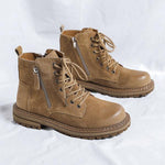 MEN'S STYLISH SIDE ZIPPER CASUAL COMBAT BOOTS 64336203S