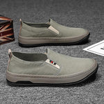 MEN'S BREATHABLE ICE SILK SLIP-ON CASUAL CANVAS SHOES 05277173S