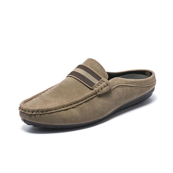 MEN’S SLIPPERS SLIP-ON LOAFERS CASUAL HALF LOAFERS SHOES 92879781YL