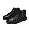 MEN'S SOFT SOLED CHECKERED LACE UP BOOTS 24014350YL