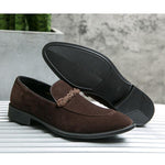 MEN'S CASUAL SUEDE FORMAL WEDDING SHOES 06482122YL