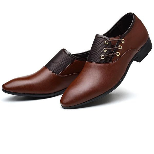 MEN'S RETRO FORMAL LEATHER SHOES 53293437YL