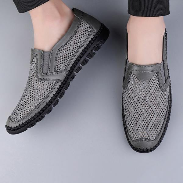 MEN'S MESH SOFT SOLE NON-SLIP CASUAL SLIP-ON SHOES 17634430S