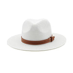 MEN'S BELT ACCESSORIES STRAW BEACH PANAMA HAT 36386586S