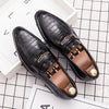 MEN'S STYLISH STONE PATTERN ELEGANT DRESS SHOES 98464768S