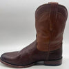 MEN'S SIMPLE TEXTURED LEATHER LOW CUT WESTERN BOOTS 32455956S