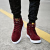 MEN'S CASUAL LETTER HIGH TOP CANVAS SHOES 34738690S