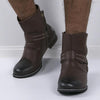 MEN'S SIDE ZIPPER ADJUSTABLE BELT SHORT BOOTS 65196690YL