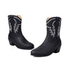 MEN'S RETRO EMBROIDERED WESTERN COWBOY BOOTS 54081359YL