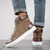 MEN'S DAILY HIGH-TOP CASUAL CANVAS SHOES 38076484S