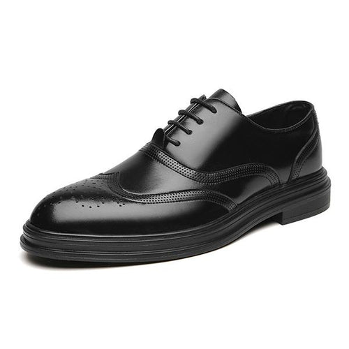 MEN'S CASUAL BROGUE BUSINESS LEATHER SHOES 03491603S