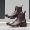 MEN'S THICK HEEL RETRO CHELSEA BOOTS 93913929YL