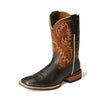 MEN'S RETRO EMBROIDERED TOTEM CHUNKY HEEL KNIGHT BOOTS 80665031S