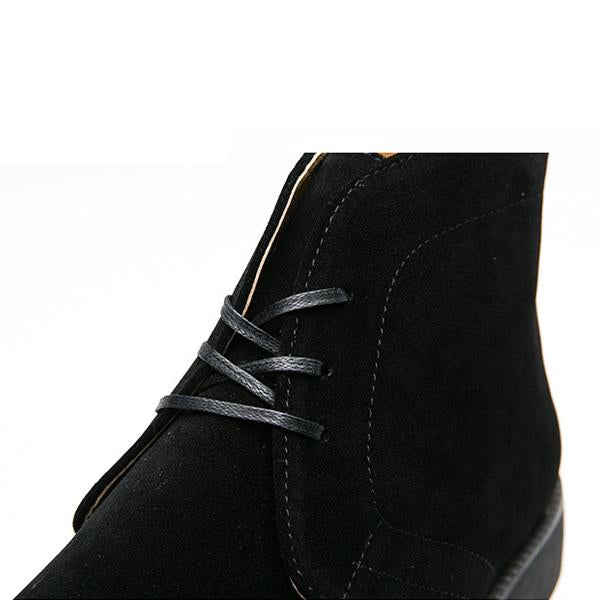 MEN'S BUSINESS CASUAL POINTED TOE LACE-UP CHUKKA BOOTS 71631221YL