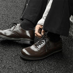 MEN'S STYLISH RETRO LACE-UP DERBY SHOES 13914967S