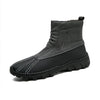 MEN'S CASUAL HIGH TOP SIDE ZIPPER COMBAT BOOTS 73373687S