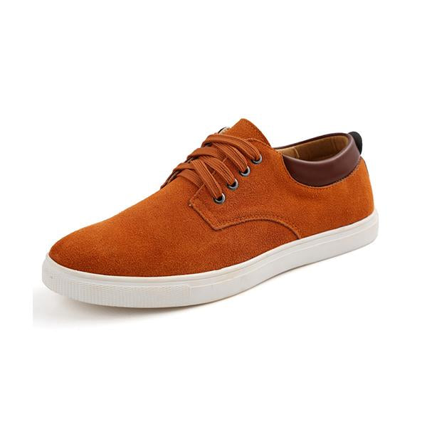 MEN'S CASUAL SUEDE LACE-UP SNEAKERS 68250767S