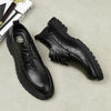 MEN'S STYLISH CASUAL LACE-UP GROOM SHOES 85351546S