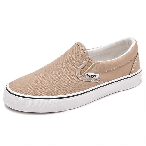 MEN'S CASUAL RETRO SLIP-ON CANVAS DECK SHOES 44317323S