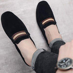 MEN’S SLIPPERS SLIP-ON LOAFERS CASUAL HALF LOAFERS SHOES 92879781YL