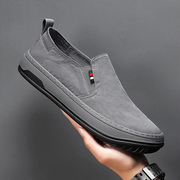 MEN'S BREATHABLE ICE SILK SLIP-ON CASUAL CANVAS SHOES 05277173S