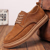 MEN'S LOW-CUT SUEDE THICK-SOLED SNEAKERS 83291280S