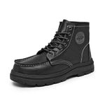 MEN'S RETRO BIKER LACE UP BOOTS 31779722YL