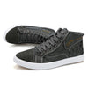 MEN'S RETRO CASUAL HIGH-TOP LACE-UP CANVAS SHOES 53276240S