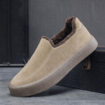 MEN'S SLIP-ON WARM PLUSH CASUAL COTTON SHOES 07807865S